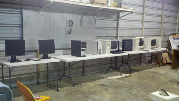 computers in garage
