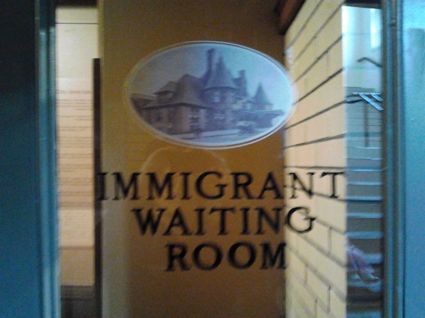 immigrant waiting room
