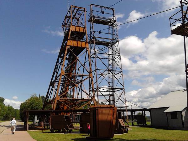 mine above ground tower