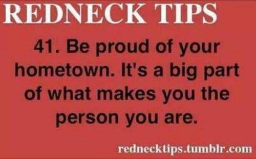 a redneck tips