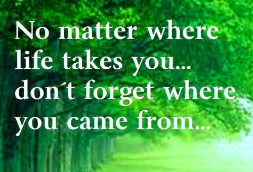 a where you came from