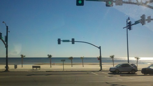 beach from road