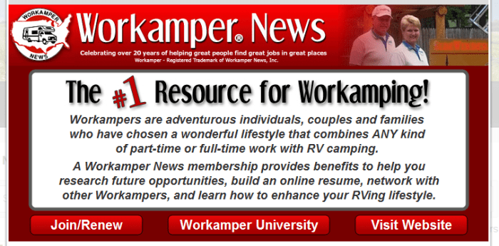 roys workamper news ad