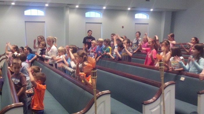 vbs sing in seats