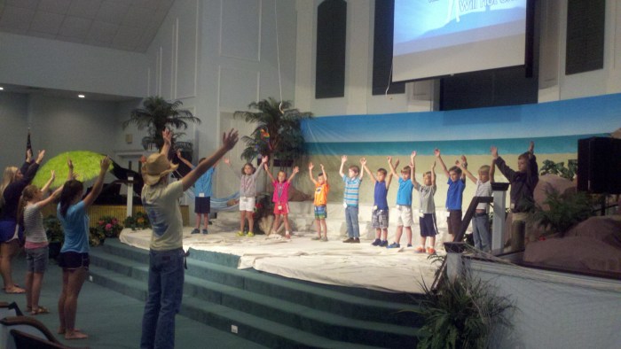 vbs sing rehearsal