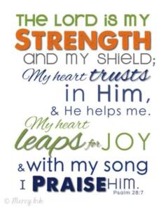 the lord is my strength
