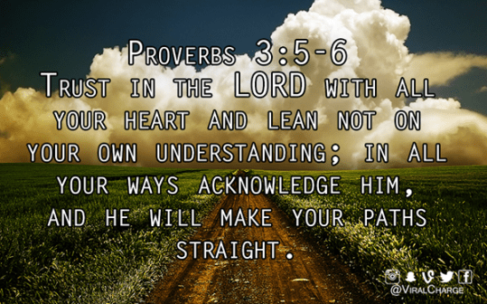 proverbs 3 5to6