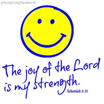 the joy of the lord is my strength