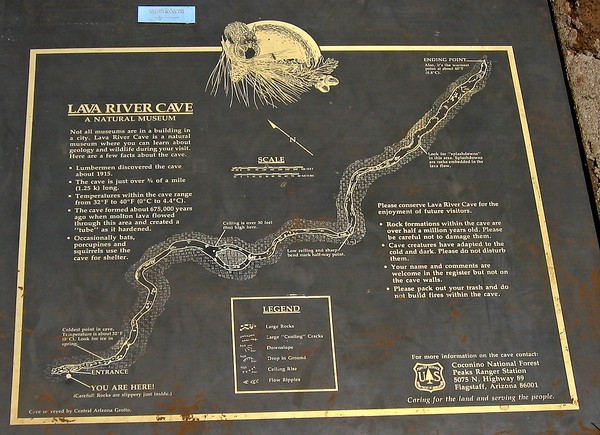 lava river cave path