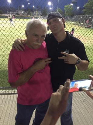 roy and chip at ball field