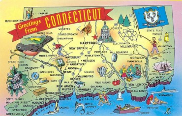 connecticut map