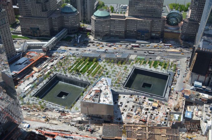 pools and museum aerial