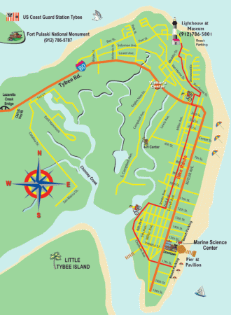 tybee-island-map