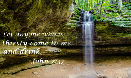 30198812-living-waters-waterfall-with-quote-from-the-new-testament-of-the-king-james-bible